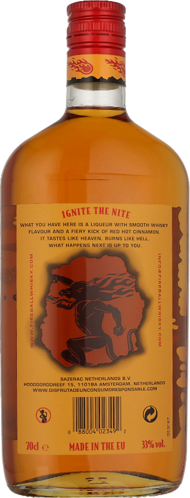 Fireball Cinnamon 70CL kopen? Bestel op Drankbestel.nl