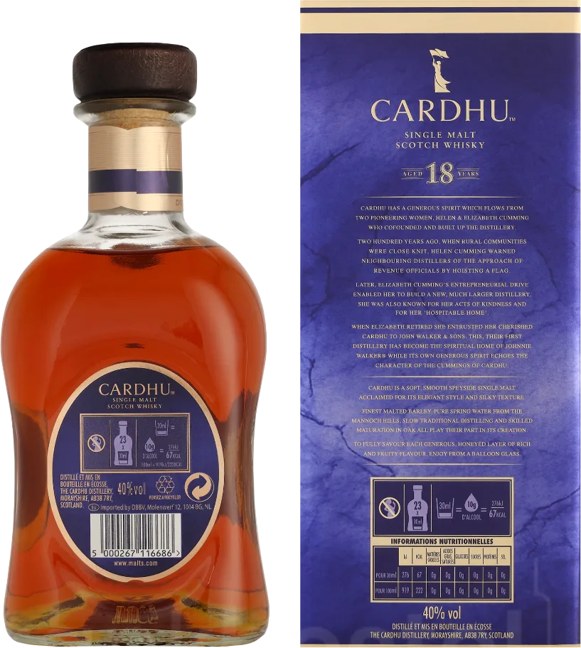 Cardhu 18 Years70CL