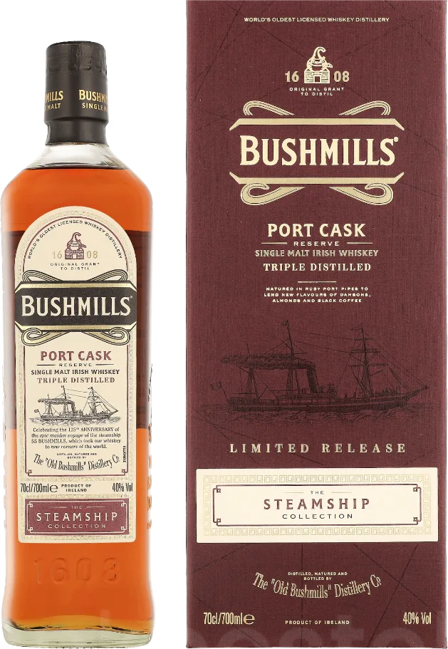 Bushmills Steamship Port Cask70CL