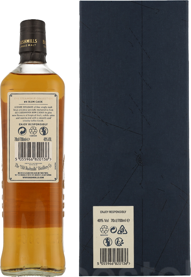 Bushmills The Steamship Col. Rum Cask Reserve70CL