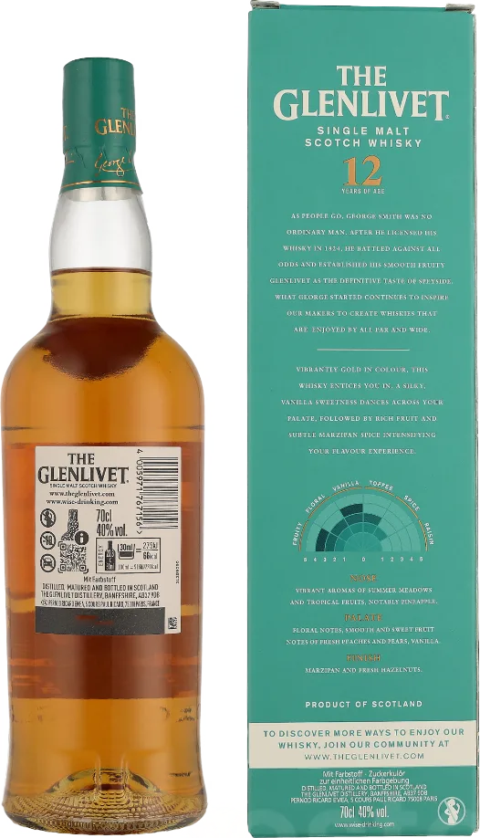 The Glenlivet 12 Years Double Oak + GB70CL