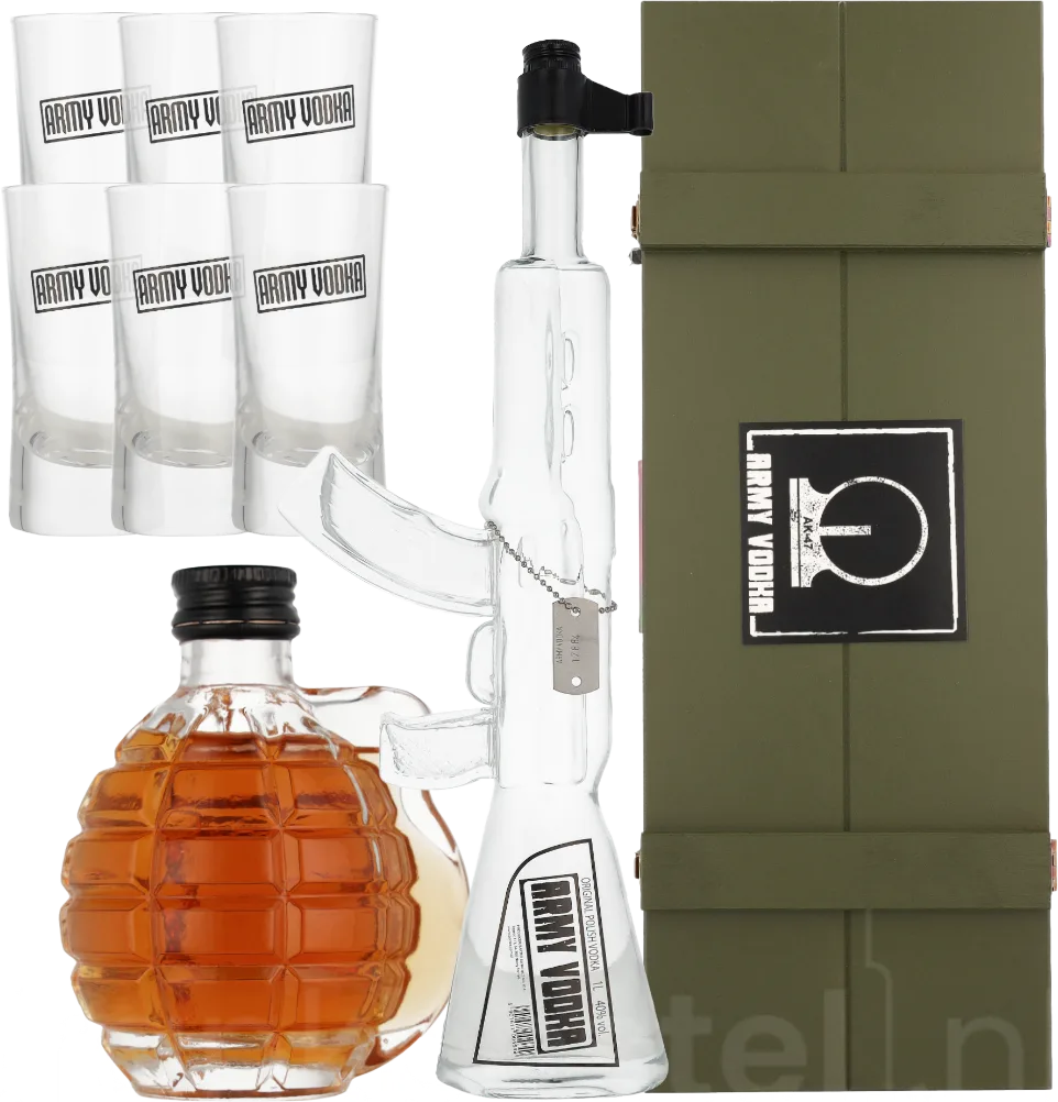 Army Vodka Giftset120CL
