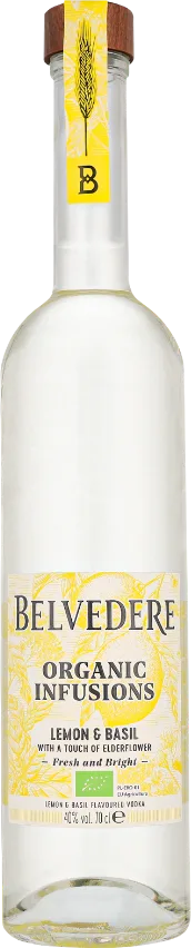 Belvedere Organic Infusions Lemon & Basil70CL