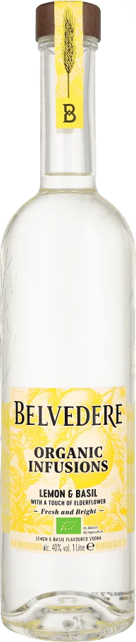Belvedere Organic Infusions Lemon & Basil100CL