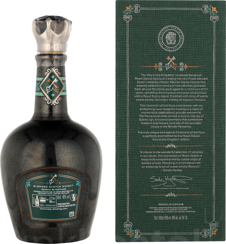 Chivas Regal 30 Years Royal Salute Key To The Kingdom50CL