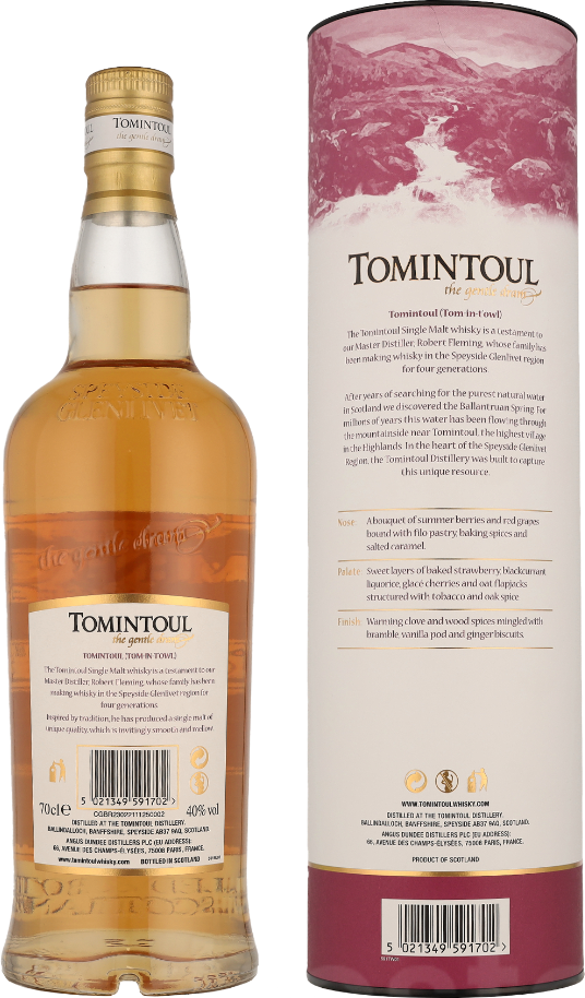 Tomintoul Pinot Noir Cask Finish70CL