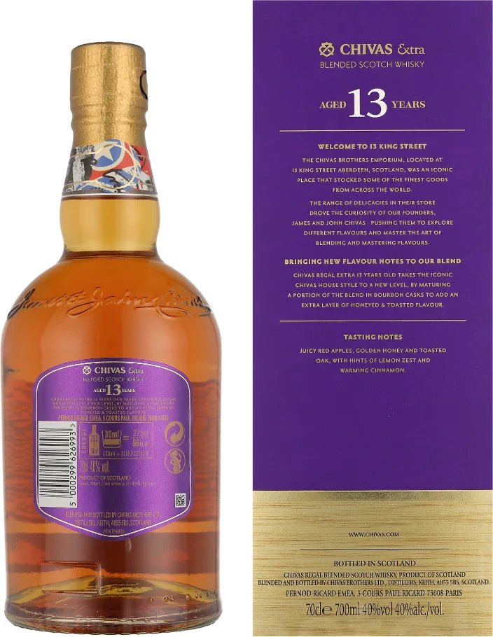 Chivas Regal 13 Years Extra Bourbon Cask70CL