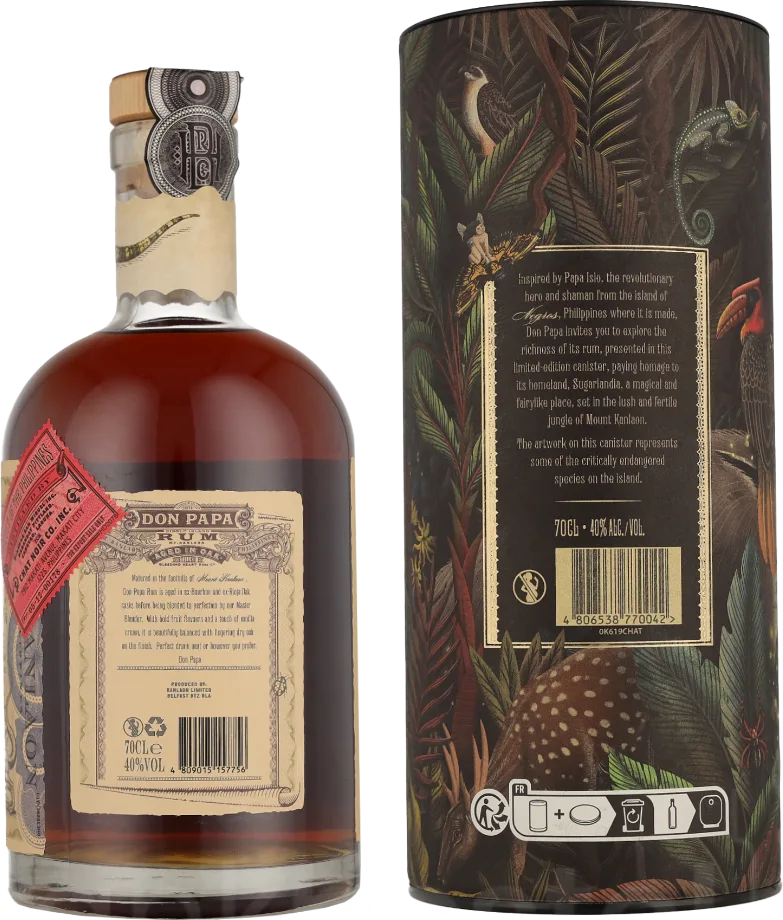Don Papa Single Island Rum End Of Year Edition70CL