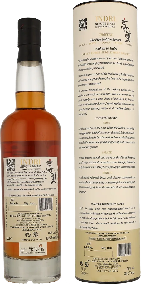 Indri Trini Single Malt70CL